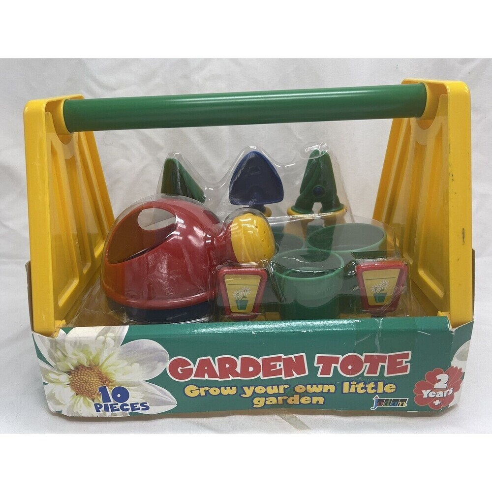 RARE Vintage Jodan Adica Pongo Inc 1998 Garden Tote 10 pieces Vintage 2+